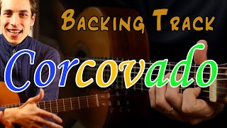 Corcovado  Backing Track  Chords Lead Sheet  Quiet Nights by Tom Jobim  Authentic Bossa style [upl. by Ethbin265]