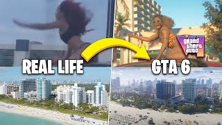 GTA 6 vs Real Life  All Comparisons Florida Man References amp Locations [upl. by Haslett]