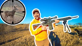 Epic SCOPE CAM Deer Hunting 400 Yard Shot Catch Clean Cook [upl. by Dasa]