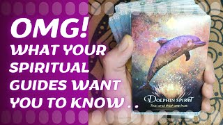 ⚡️What Your Spiritual Guides Want You to Know 💕😥 Tarot Reading [upl. by Norb]