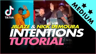 JUSTIN BIEBER  INTENTIONS CHALLENGE  TUTORIAL  DC Nick Demoura amp Jblaze [upl. by Proctor]