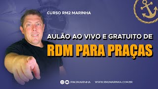 AULÃO RDM PARA PRAÇAS  AO VIVO E GRATUITO [upl. by Auot]