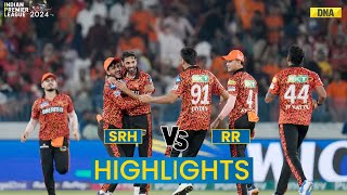 SRH vs RR Highlights Sunrisers Hyderabad Beat Rajasthan Royals By 1 Run  IPL 2024 Highlights [upl. by Pironi]