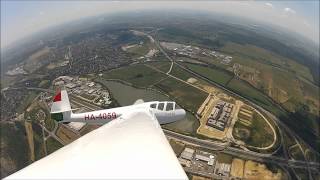 quotSpirit over Farkashegyquot gliding with R22 Futár Club Astir II filmed with GoPro HD Hero2 [upl. by Aniger]