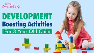 12 Best Development Boosting Activities for a 3YearOld Child [upl. by Immot]