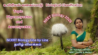 நீட் உயிரியல் தமிழில் விளக்கம் 2025  தலைப்பு Phycomycetes and Ascomycetes [upl. by Fabron]