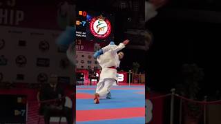 What a amazing ura Kick 💯🎯shorts karate kumite fighter [upl. by Seraphina29]