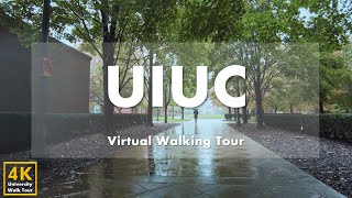 University of Illinois UrbanaChampaign UIUC  Virtual Walking Tour 4k 60fps [upl. by Nwahc]