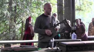 Einar Selvik Wardruna performs quotHelvegenquot acoustically at Faerieworlds 2015 [upl. by Deaner]