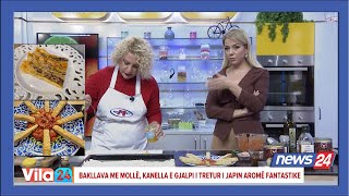 Krem me fasule të kuqe  Shkopinj me kripë  Bakllava me mollë Receta Neranxi [upl. by Monafo289]