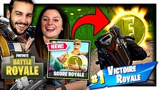 TOP 1 GRACE AUX PIÈCES   FORTNITE MODE SCORE ROYAL DUO FR [upl. by Aiceled]