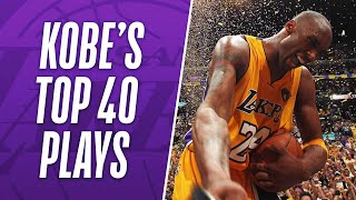 Kobe Bryants TOP 40 Plays of His NBA Career [upl. by Holman]