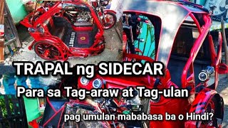 Trapal ng Sidecar para sa tagaraw at tagulan  kawasaki barako ll 175 with sidecar J25 MotoVlog [upl. by Fawn258]