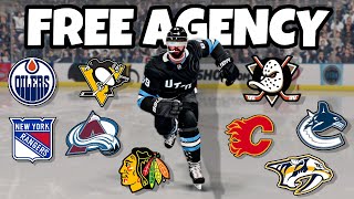 FREE AGENCY  NHL 25 Be A Pro [upl. by Tehr]