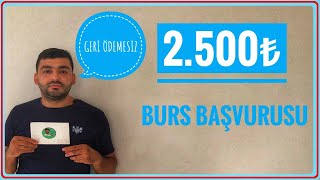 2500₺ GERİ ÖDEMESİZ BURS BAŞVURUSU BAŞLADI  YARININ SAĞLIKÇILARI BURS PROGRAMI BAŞLADI [upl. by Holli]