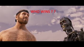 Who Wins Terminator T800 vs Chuck norris [upl. by Idoj591]