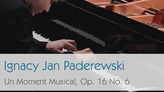 Ignacy Jan Paderewski  Un Moment Musical Op 16 No 6  Mikhail Turpanov [upl. by Naic]