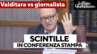 Botta e risposta tra Valditara e la giornalista su Amadori lui lo difende e attacca la stampa [upl. by Llewej565]