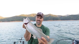 How To Catch Rainbows And Kings At Lake Shasta Episode 7 [upl. by Latricia]