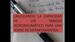 CÓMO CALCULAR TANQUE HIDRONEUMÁTICO  Instalación hidráulica  AEG TUTORIALES [upl. by Theda911]