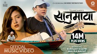 Sanu Maya  Sushant Khatri Ft Malika Mahat  Official Music Video [upl. by Manella]