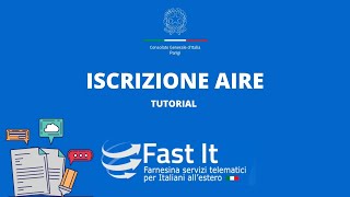 VIDEO TUTORIAL ISCRIZIONE ALL’ AIRE – CONSOLATO GENERALE D’ITALIA A PARIGI [upl. by Arney]