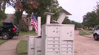 NW Harris County residents seek help after no mail delivery due to destroyed mailboxes [upl. by Clough]