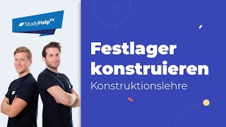 Festlager konstruieren StudyHelp [upl. by Ellekcir]