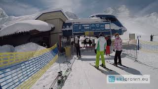 Stubaier Gletscher Austria  ski run 10  Fernauferner from top to bottom [upl. by Gifferd]