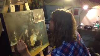 Painting a forgery of the Doctor by Luke Fildes [upl. by Milicent239]