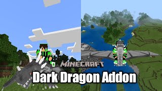 Dark Dragon Addon  Minecraft PE [upl. by Andromede571]