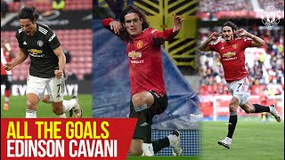 All The Goals  Edinson Cavani  Manchester United Season Review 202021 [upl. by Fruin]