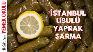 İstanbul Usulü Mükemmel Zeytinyağlı Yaprak Sarma Tarifi  Kolay ve Lezzetli🤤 [upl. by Berner41]