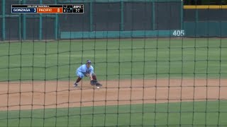 Peyton Miller  Gonzaga University Baseball  Highlights at Pacific  Game 3  552024 [upl. by Suiram975]