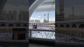 The peace this place holds🥺 hajj travel masjidalharambeautifulview islamictours beautiful [upl. by Jerold857]