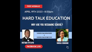 HARDTALK EDUCATION WITH ROTIMI EYITAYO AND RHODA ODIGBOH [upl. by Kimbell]