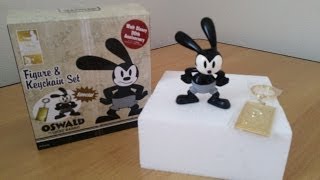 Oswald Figure amp key ring set Walt Disney 110th  オズワルド フィギュア キーホルダーセット [upl. by Nivert]