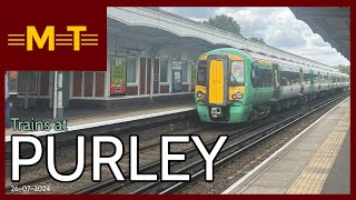 Trains at Purley [upl. by Ydolem748]