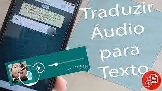 Como traduzir áudio para texto no whatsapp para surdo ou deficiente auditivo LibrasLegenda [upl. by Eixam]