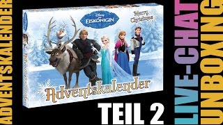 Die Eiskönigin  Adventskalender 2015 von CRAZE  Unboxing Teil 2  ReUpload [upl. by Lledo736]