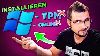 💻 Windows 11 installieren ohne TPM Key amp Internet  Zwei Methoden erklärt [upl. by Swirsky44]