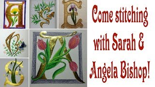 Hand Embroidery stitch retreat with Sarah amp Eternal Embroidery [upl. by Nordgren39]