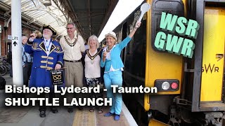 Taunton to Bishops Lydeard railway shuttle UK [upl. by Posehn]