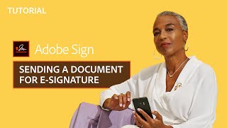 Adobe Sign – How to send a document for esignature  Adobe Acrobat [upl. by Best]