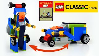 Lego 10696 Robot MOC 👍 Transformer Robot from Car 🚗 How to build LEGO 💰 Save Money amp Space 💰👍 [upl. by Julie]