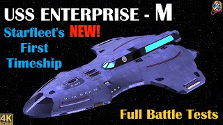 WOW 28th Century USS Enterprise M  4 Battles Husnock  Enterprise J Star Trek Ship Battles [upl. by Sebastian]