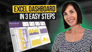 Interactive Excel Dashboard Tutorial in 3 Steps  FREE Template [upl. by Dustie276]