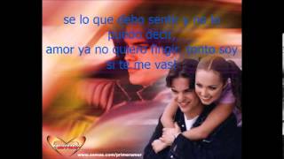 Juntos Kuno Becker amp Anahi letra [upl. by Dayle]