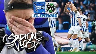 DAS KANN EINFACH NICHT SEIN 😭 Hertha BSC vs Hannover 96  STADION VLOG 🏟⚽ [upl. by Ertnod]