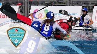 2018 ICF Canoe Polo World Championships Welland  Day 5  Saturday midday incl U21 semis  Pitch 1 [upl. by Asennav328]